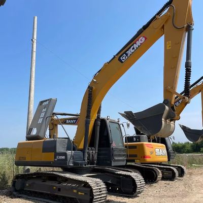 คุณภาพ  1950 rpm Used XCMG Excavator XCMG215 Old Earth Moving Equipment 21450 Kg โรงงาน