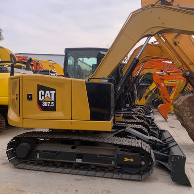 7210กิโลกรัม เครื่องขุด CAT ขนาดใหญ่มือสอง เครื่องขุดไฮดรอลิก ครอลเลอร์ CAT307