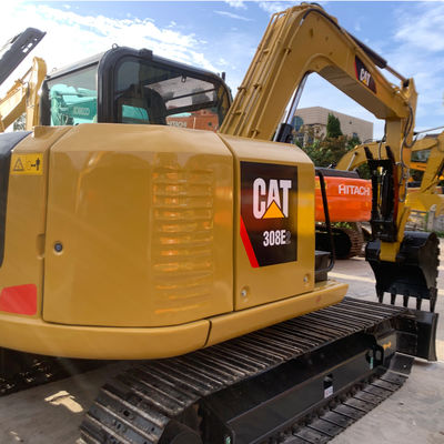 แรงเหลืองไฮดรอลิกใช้ CAT Excavator Crawler ประเภท 2 ถังมือ CAT308D