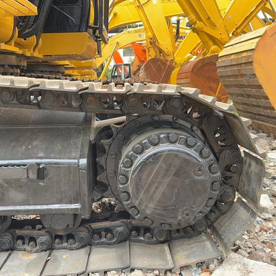 การเกษตร ใช้ CAT Excavator มือสอง Backhoe Excavator CAT325D สีเหลือง