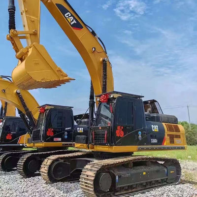 CAT336D เครื่องขุด CAT ที่ใช้ได้แบบไฮดรอลิก เครื่องขนดินมือสองที่แข็งแรง