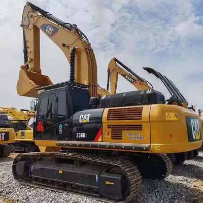 CAT336D เครื่องขุด CAT ที่ใช้ได้แบบไฮดรอลิก เครื่องขนดินมือสองที่แข็งแรง