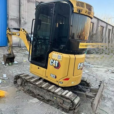 การจัดการวัสดุ เครื่องขุดดินขนาดเล็กเก่า เครื่องขุดดิน Cat302 เครื่องขนดิน