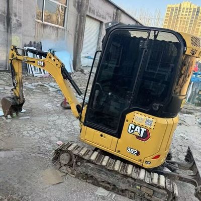 การจัดการวัสดุ เครื่องขุดดินขนาดเล็กเก่า เครื่องขุดดิน Cat302 เครื่องขนดิน