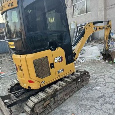 การจัดการวัสดุ เครื่องขุดดินขนาดเล็กเก่า เครื่องขุดดิน Cat302 เครื่องขนดิน
