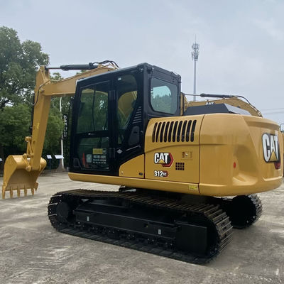 เครื่องจักรกลก่อสร้างที่ใช้ไฮดรอลิก เครื่องขุดมือสอง CAT312gc 74.4kw สําหรับเหมืองแร่