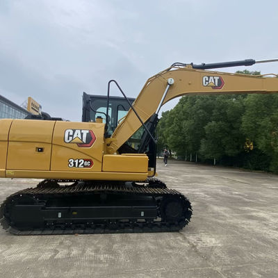 เครื่องจักรกลก่อสร้างที่ใช้ไฮดรอลิก เครื่องขุดมือสอง CAT312gc 74.4kw สําหรับเหมืองแร่