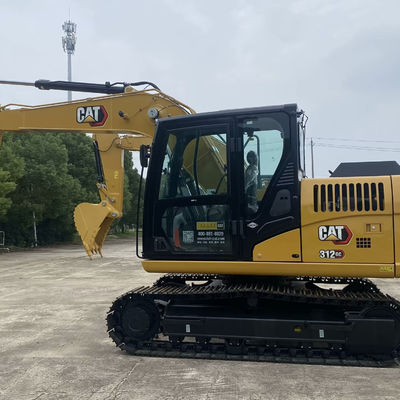 เครื่องจักรกลก่อสร้างที่ใช้ไฮดรอลิก เครื่องขุดมือสอง CAT312gc 74.4kw สําหรับเหมืองแร่