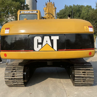 10T CAT320C เครื่องจักรกลก่อสร้างมือสอง เครื่องขุดแคร์พิลเลอร์ 110kw