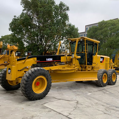 เครื่องปรับระดับความสามารถสูง CAT 140H เครื่องปรับระดับมอเตอร์สําหรับการก่อสร้างถนน