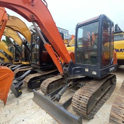 ที่ดินการเกษตร ใช้เครื่องขุดขนาดเล็ก DOOSAN 55 Crawler Excavator เครื่องก่อสร้าง