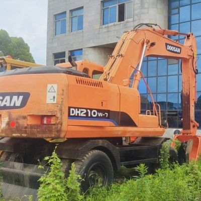 Doosan 210w อุปกรณ์ก่อสร้างมือสอง เครื่องขุดไฮดรอลิกครอลเลอร์ 19800 kg