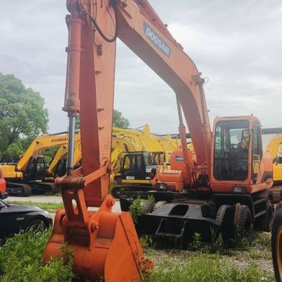 Doosan 210w อุปกรณ์ก่อสร้างมือสอง เครื่องขุดไฮดรอลิกครอลเลอร์ 19800 kg