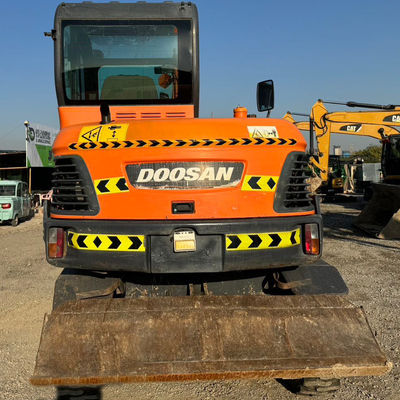 48KW ใช้เครื่องขุด DOOSAN เครื่องขุด DOOSAN DX60W เครื่องขุดไฮดรอลิกครอลเลอร์ 5550 kg