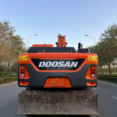 Doosan DX210W เครื่องขุดล้อมือสอง ไฮดรอลิก มินิ ถังมือสอง 20100 kg