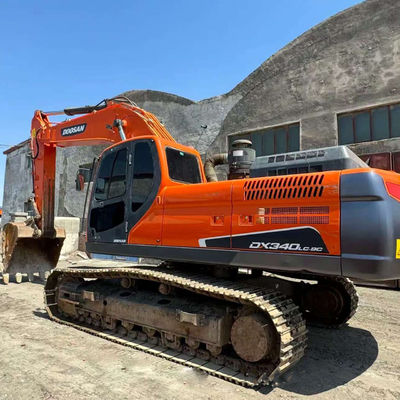 ไฮดรอลิก ครอลเลอร์ ใช้ Excavator Doosan DX340 อุปกรณ์การขุดดินมือสอง