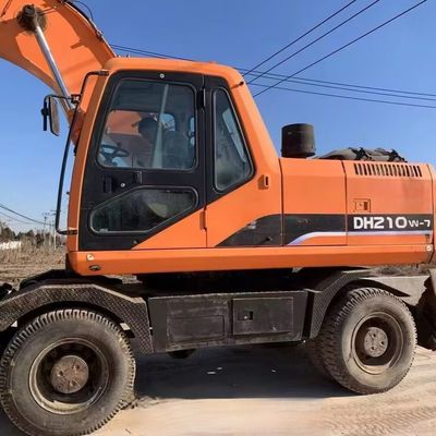 Doosan 210w-7 ถักดินล้อมือสอง 115kW สําหรับอุตสาหกรรมเหมืองแร่