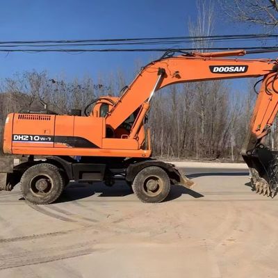 Doosan 210w-7 ถักดินล้อมือสอง 115kW สําหรับอุตสาหกรรมเหมืองแร่