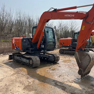 ฮิตาชิ ZX70 เครื่องขุดไฮดรอลิกมือสอง เครื่องขุดชนิดครอลเลอร์ 6510 kg