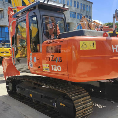 Hitachi ZX120 เครื่องขุดชนิดครอลเลอร์มือสอง เครื่องขุด 12 ตัน