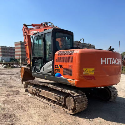 ฮิตาชิ Zx130 เครื่องขุดมือสอง 69kw เครื่องก่อสร้าง เครื่องขุดคลาน
