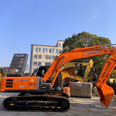 ประหยัดเชื้อเพลิงใช้ HITACHI ZX200 Excavator ใช้อุปกรณ์การเคลื่อนที่ดิน 20300 kg