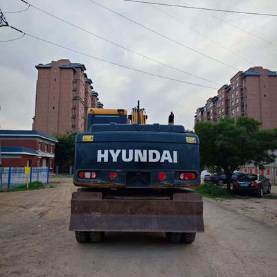 Hyundai 150w-9 อุปกรณ์ขุดดิน Hyundai ที่ใช้สําหรับการก่อสร้างถนน
