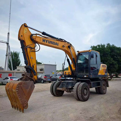 Hyundai 150w-9 อุปกรณ์ขุดดิน Hyundai ที่ใช้สําหรับการก่อสร้างถนน