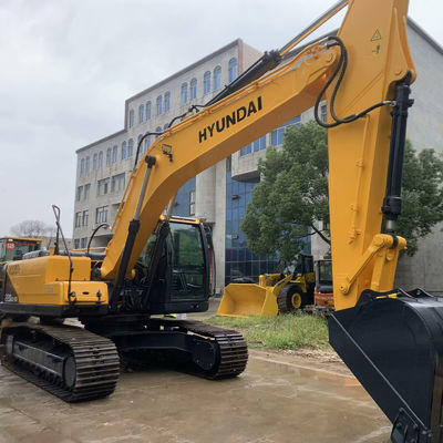 สบายดี Hyundai Excavator มือสอง Hyundai 220lc-9s เครื่องจักรกลก่อสร้าง 22400kg