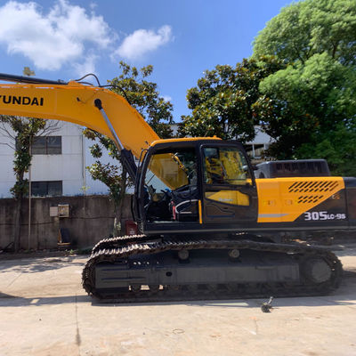 30200kg เครื่องขุด Hyundai มือสอง HYUNDAI 305LC-9S เครื่องขุด Crawler 198KW