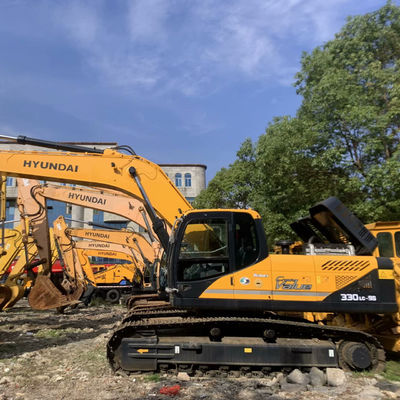 32200kg เครื่องขุด Hyundai มือสอง เครื่องขุด Hyundai 330LC-9S มือสอง