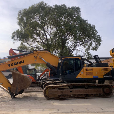 เครื่องขุดขนาดใหญ่แบบไฮดรอลิก HYUNDAI 520L-9 Crawler ประเภท 52170kg