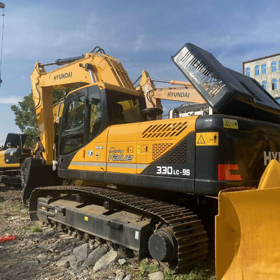 อุปกรณ์เคลื่อนที่ดินมือสอง Hyundai 330 Crawlerl Excavator 32.84 ตัน มือสอง