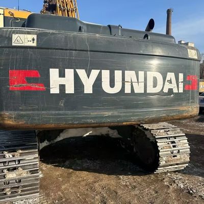 สีเหลือง ฮยอนได 305 เครื่องขุดถังมือสอง 198kw 1900rpm เครื่องก่อสร้างมือสอง