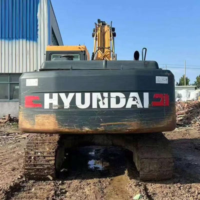 เครื่องขุดไฮดรอลิกมือสอง เครื่องขุด Hyundi 20900kg 125KW เครื่องขุดดินเก่า
