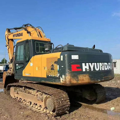 เครื่องขุดไฮดรอลิกมือสอง เครื่องขุด Hyundi 20900kg 125KW เครื่องขุดดินเก่า