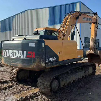 เครื่องขุดไฮดรอลิกมือสอง เครื่องขุด Hyundi 20900kg 125KW เครื่องขุดดินเก่า