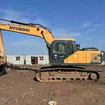 เครื่องขุดไฮดรอลิกมือสอง เครื่องขุด Hyundi 20900kg 125KW เครื่องขุดดินเก่า