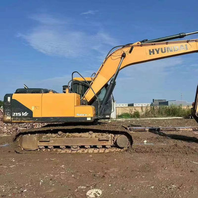 เครื่องขุดไฮดรอลิกมือสอง เครื่องขุด Hyundi 20900kg 125KW เครื่องขุดดินเก่า