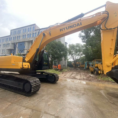 ประเภทล้อ Hyundai Excavator มือสอง Hyundai 220lc-9s เครื่องขุดมือสอง