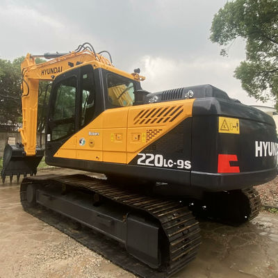 ประเภทล้อ Hyundai Excavator มือสอง Hyundai 220lc-9s เครื่องขุดมือสอง