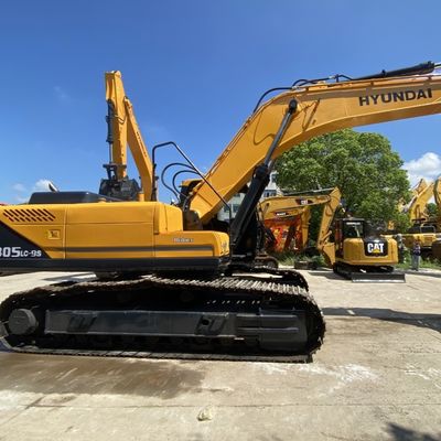 125KW รถขุด Hyundai มือสอง Hyundai 305lc-9s รถขุดไฮดรอลิก รถขัดขี่ สีเหลือง