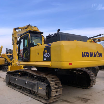 การก่อสร้างใช้ Komatsu Excavator Pc450 Mini Crawler Excavator มือสอง