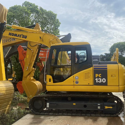 เครื่องขุดมินิ มือสอง Komatsu Pc130 เครื่องขุดมมือสอง สําหรับการก่อสร้าง