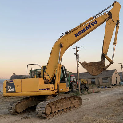 Komatsu PC200-8MO เครื่องขุดถังที่ใช้ 40 ตัน Komatsu เครื่องขุดเหมืองแร่ 103kw 2000rpm