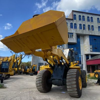 งานก่อสร้างใช้ โคมัตซู WA470 Loader 204kW การเย็นน้ํา Loader มือสอง