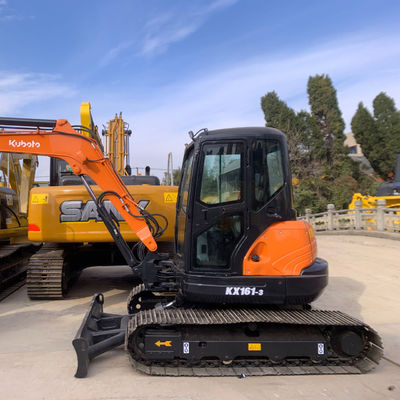 เครื่องขุดก่อสร้างขนาดเล็ก KUBOTA KX161 เครื่องขุดไฮดรอลิกครอลเลอร์มือสอง