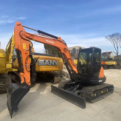 เครื่องขุดก่อสร้างขนาดเล็ก Kubota 161-3 5675 กิโลกรัม สําหรับวิศวกรรมก่อสร้าง
