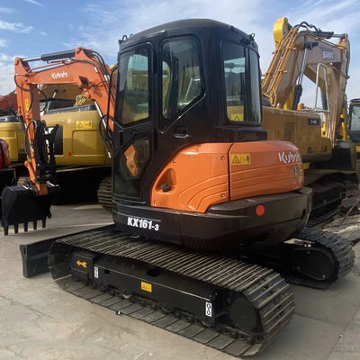 เครื่องขุดก่อสร้างขนาดเล็ก Kubota 161-3 5675 กิโลกรัม สําหรับวิศวกรรมก่อสร้าง