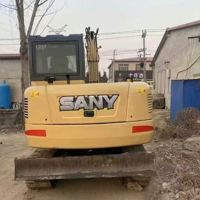 2200 รอบ / นาที ใช้ Mini Digeer SANY 75C เครื่องขุดมือสอง 7280kg